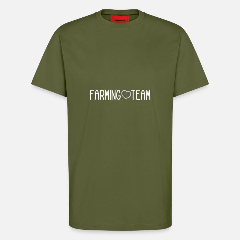 Farming Team - T-Shirt - made by SPREAD - MOSS GREEN
