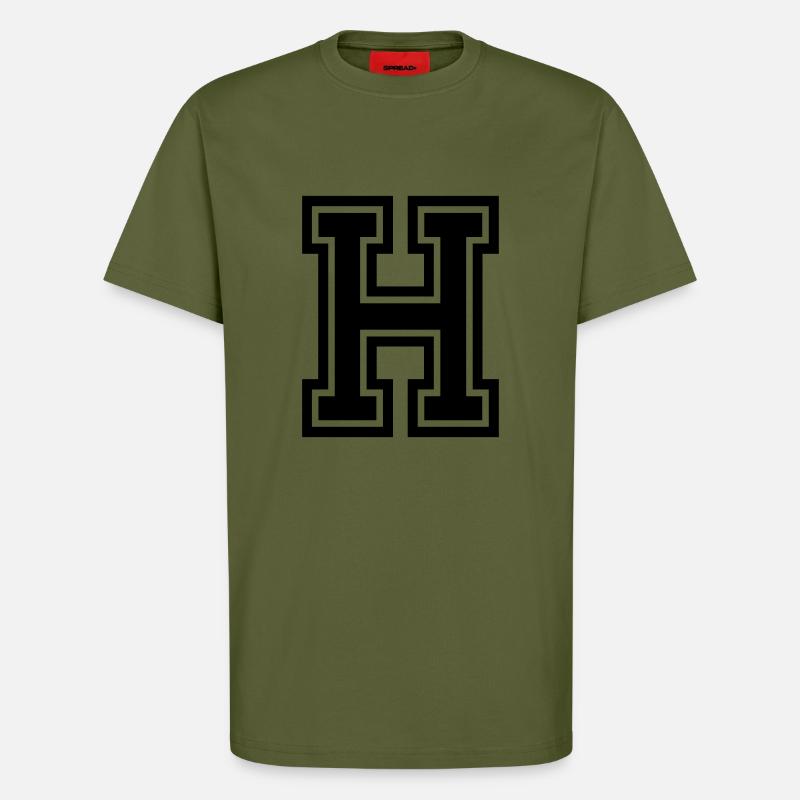 H - T-Shirt - made by SPREAD - MOSS GREEN