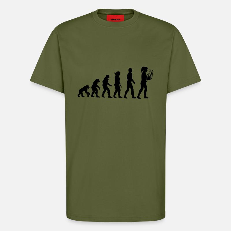Lyravolution - T-Shirt - made by SPREAD - MOSS GREEN