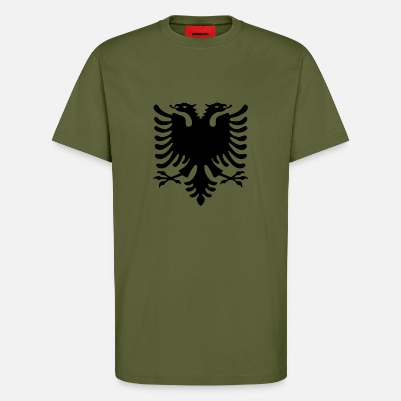 adler design - T-Shirt - made by SPREAD - MOSS GREEN