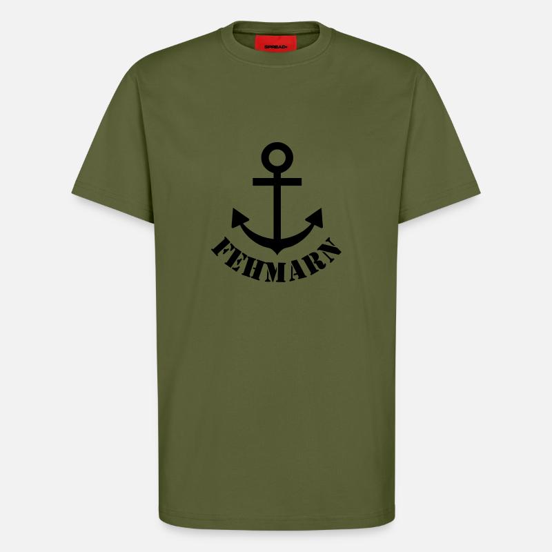 fehmarn - T-Shirt - made by SPREAD - MOSS GREEN