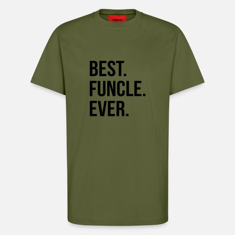 funcle = the funny uncle - T-Shirt - made by SPREAD - MOSS GREEN