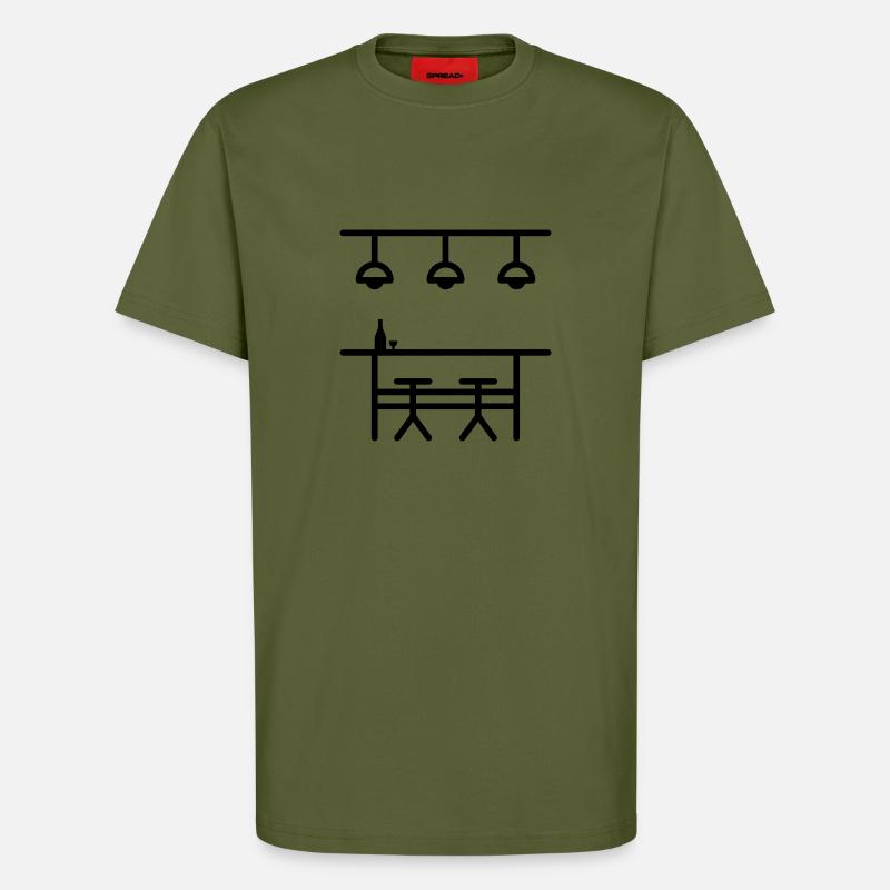 Beachable - T-shirt bio décontracté fabriqué en UE - MOSS GREEN