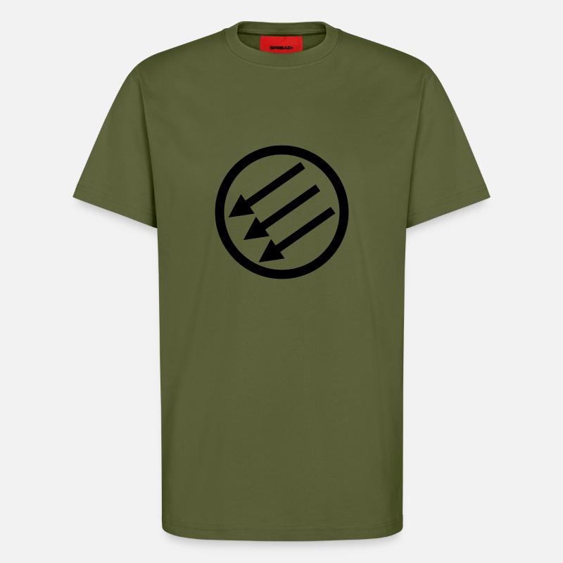 Järnfronten / Eiserne Front / Iron Front - T-Shirt - made by SPREAD - MOSS GREEN