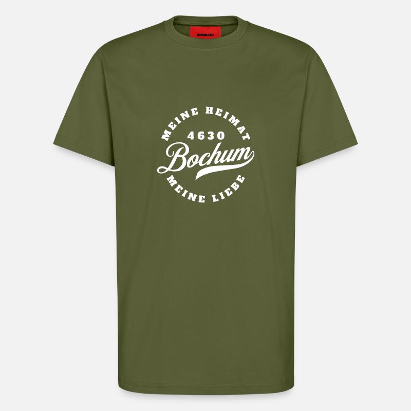 Bochum- Heimat - T-Shirt - made by SPREAD - MOSS GREEN