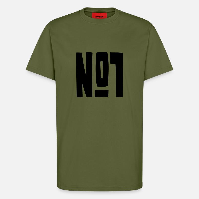 No.1 - Logo - T-Shirt - made by SPREAD - MOSS GREEN