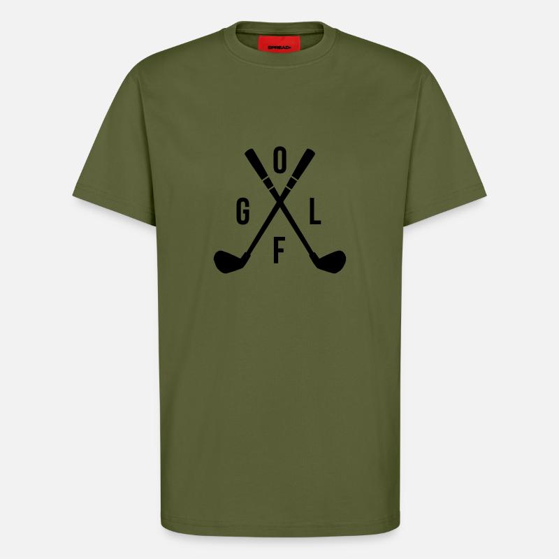 golf - T-Shirt - made by SPREAD - MOSS GREEN