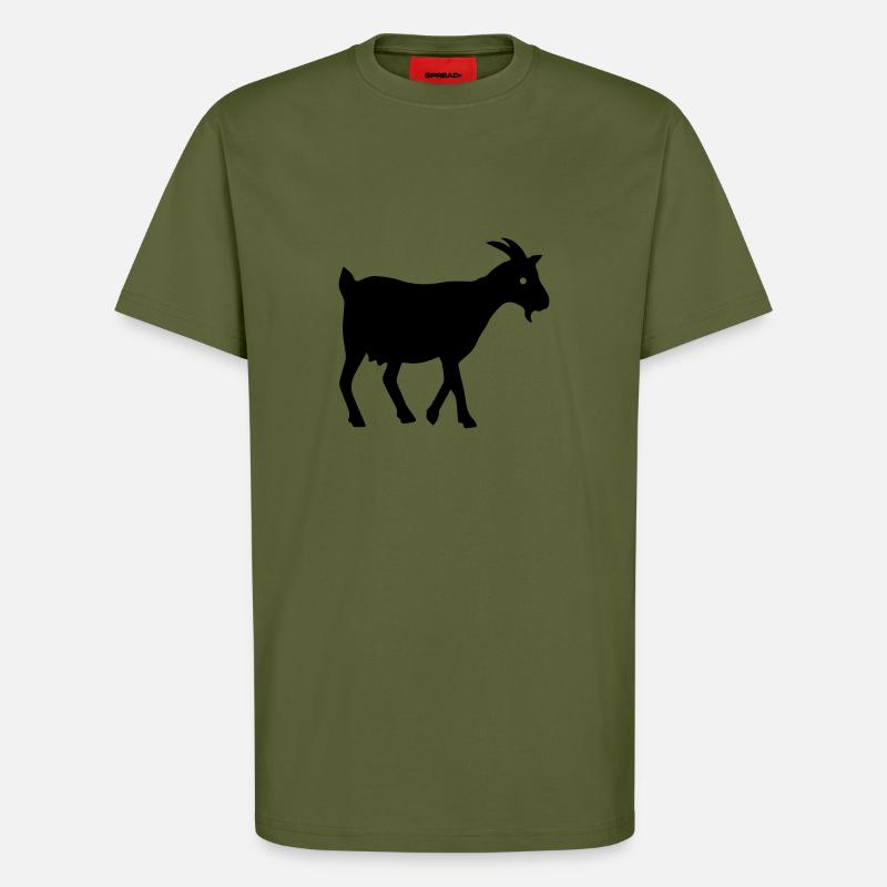 Ziege - T-Shirt - made by SPREAD - MOSS GREEN
