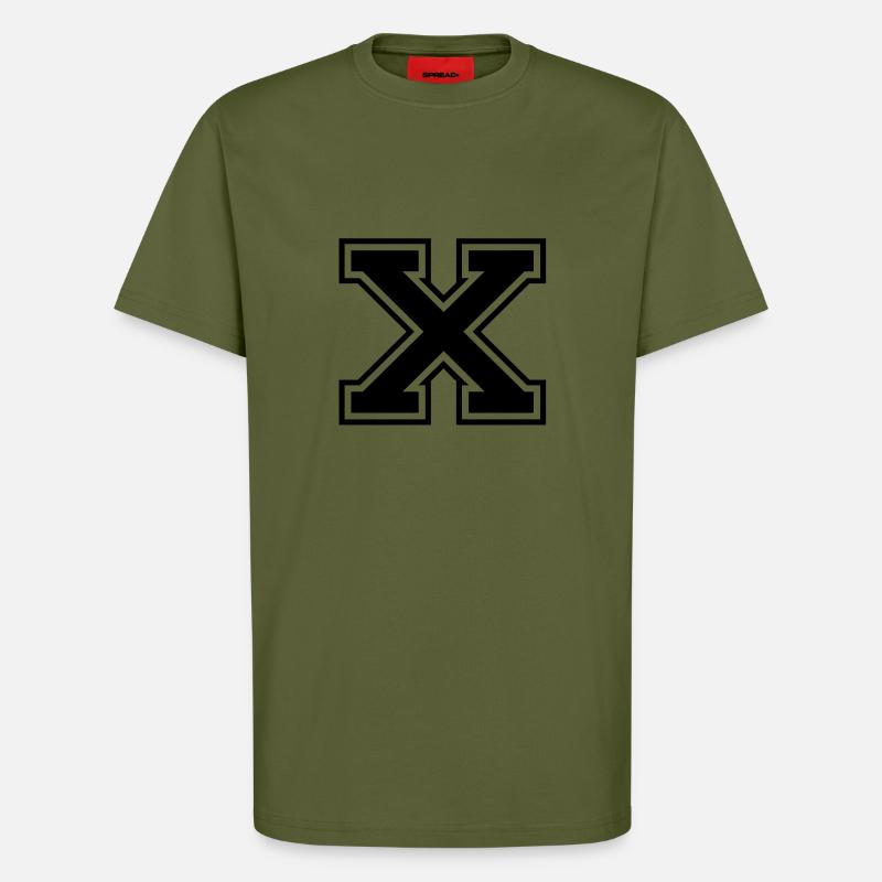 x - T-Shirt - made by SPREAD - MOSS GREEN