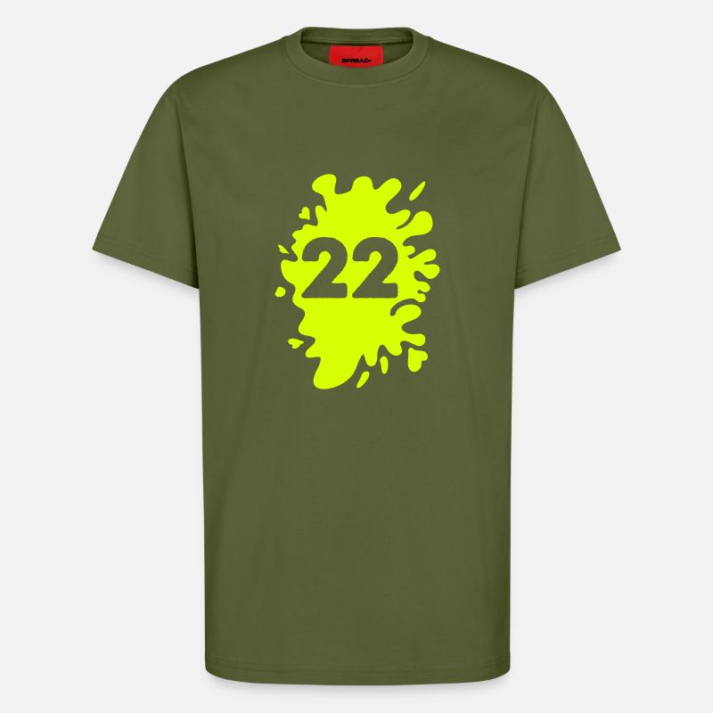 klecks 22 - T-Shirt - made by SPREAD - MOSS GREEN