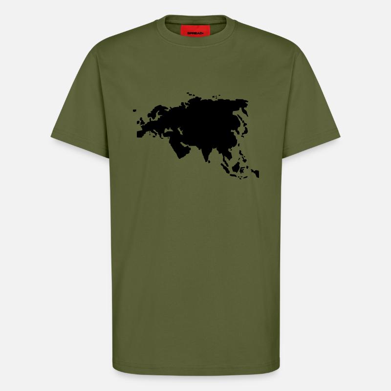 Eurasien - T-Shirt - made by SPREAD - MOSS GREEN