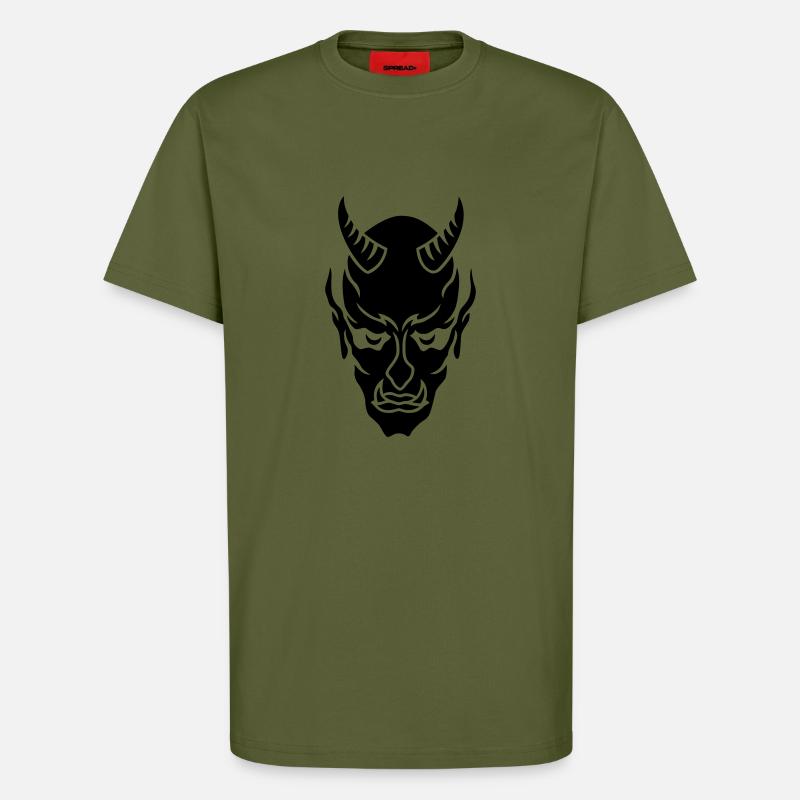teufel - T-Shirt - made by SPREAD - MOSS GREEN