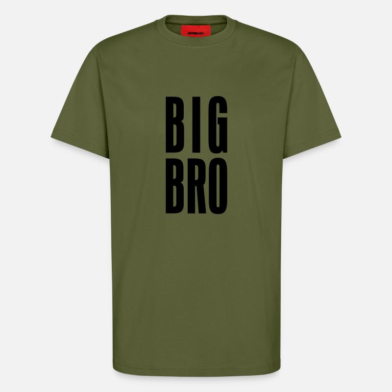 BIG BRO - T-Shirt - made by SPREAD - MOSS GREEN