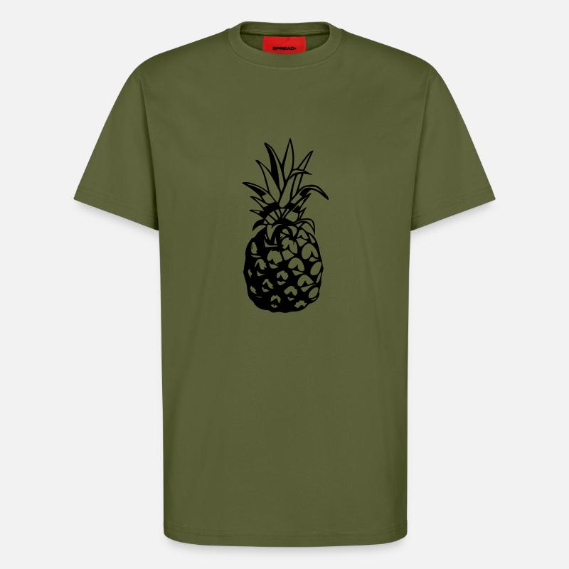 ananas - T-Shirt - made by SPREAD - MOSS GREEN