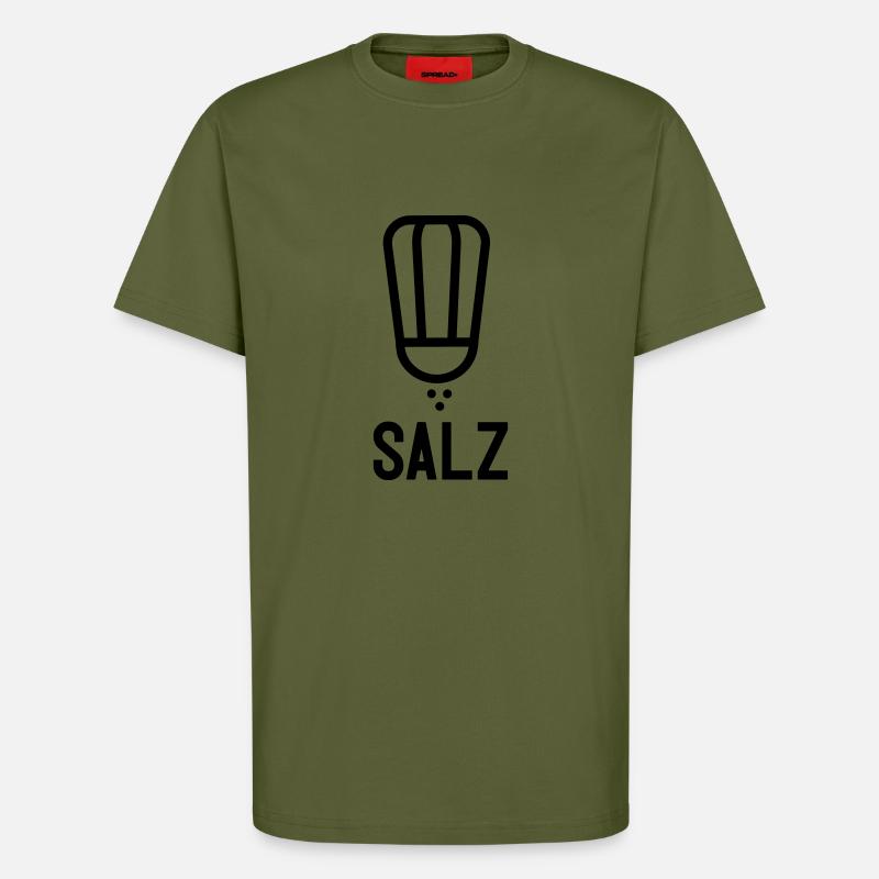 Salz - T-Shirt - made by SPREAD - MOSS GREEN