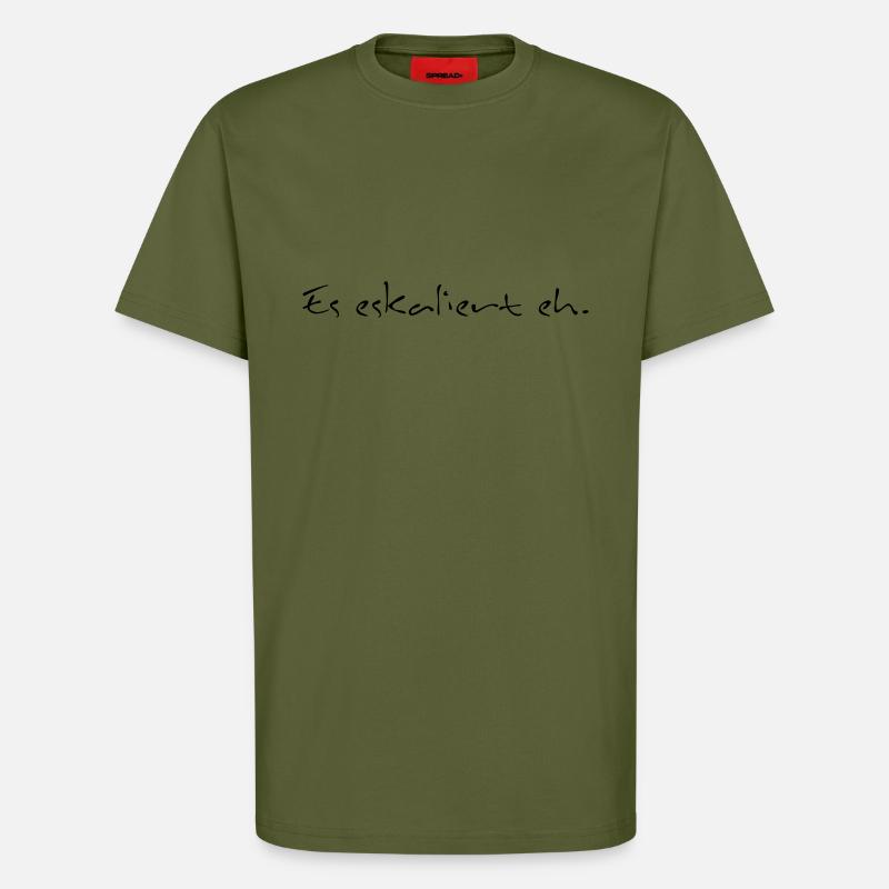 Eskalation - T-Shirt - made by SPREAD - MOSS GREEN