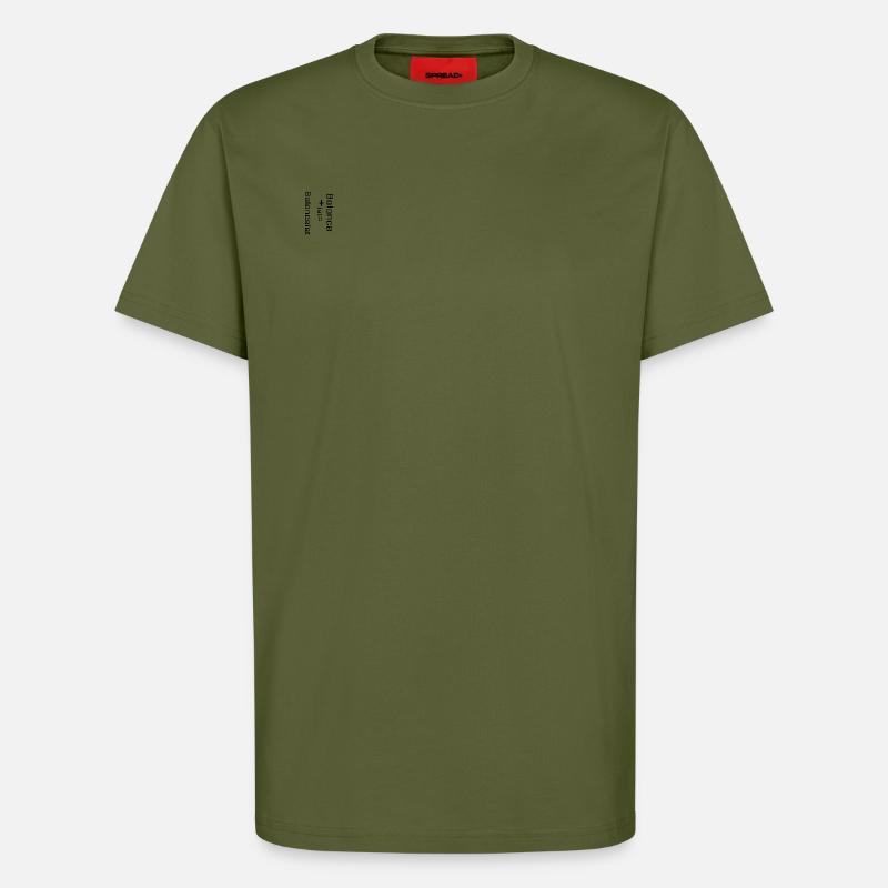 Balancist #New8 sw - T-Shirt - made by SPREAD - MOSS GREEN