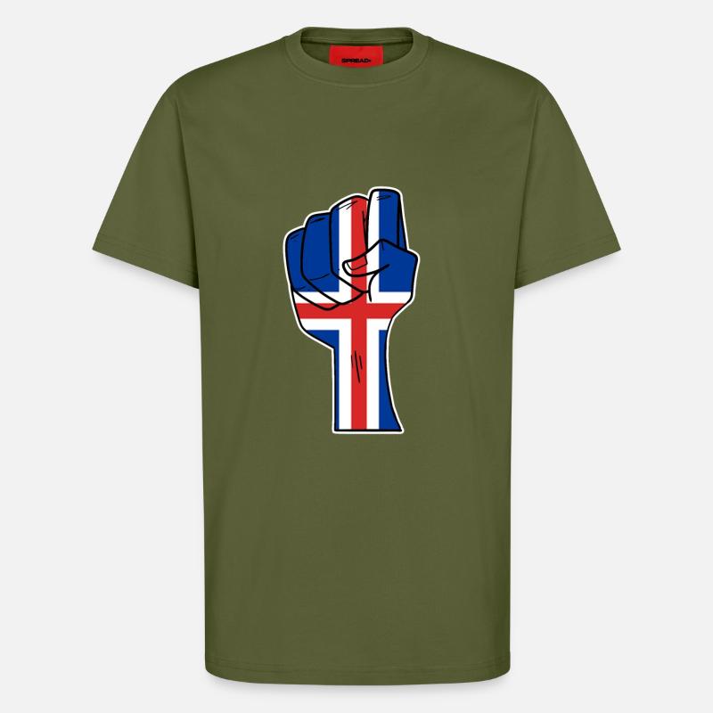 Island - T-Shirt - made by SPREAD - MOSS GREEN