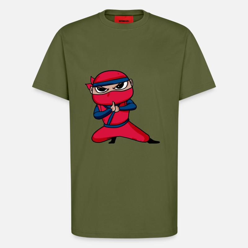 Ninja Rot - T-Shirt - made by SPREAD - MOSS GREEN