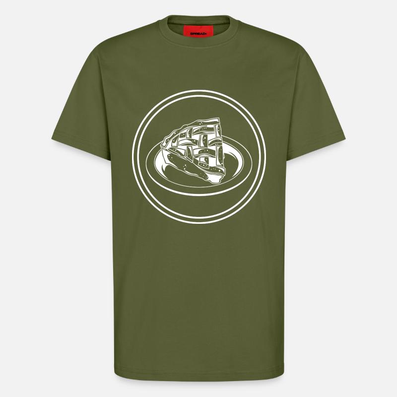Apple Pie Baking - T-Shirt - made by SPREAD - MOSS GREEN