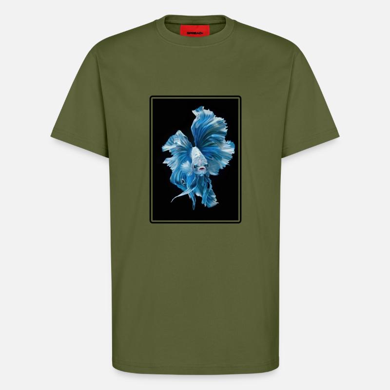 Bettas Betta Fisch Betta - T-Shirt - made by SPREAD - MOSS GREEN