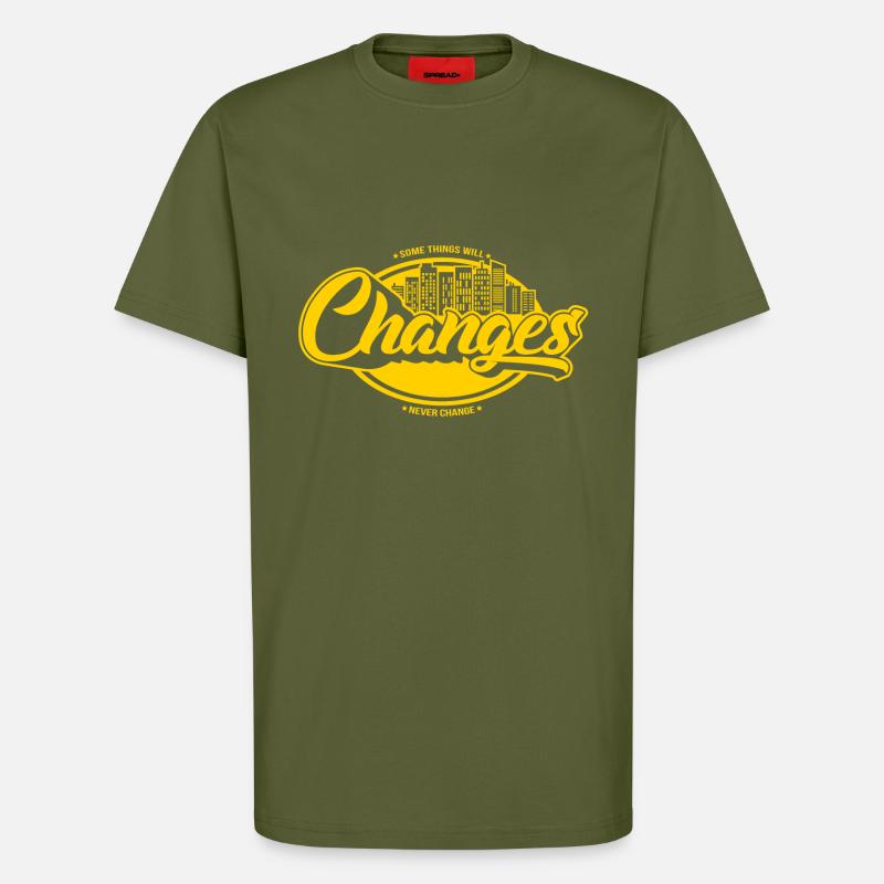 Changes - T-Shirt - made by SPREAD - MOSS GREEN