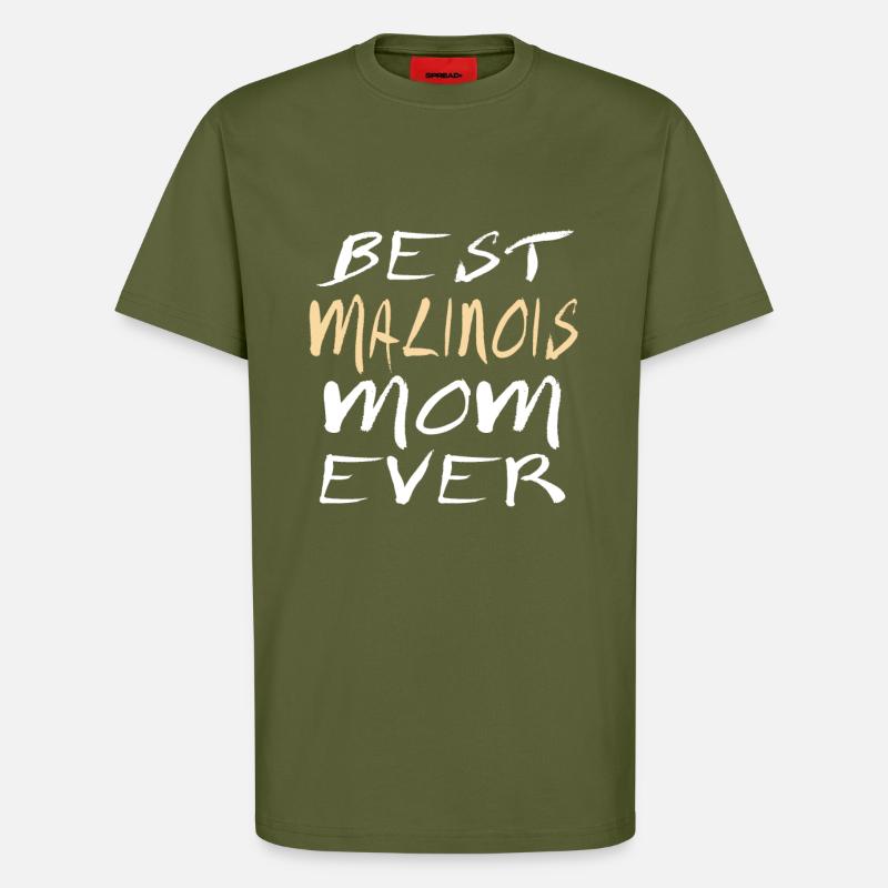 Malinois Hund - T-Shirt - made by SPREAD - MOSS GREEN