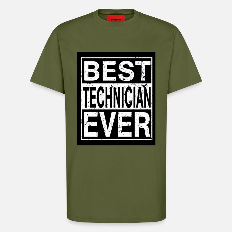 Techniker Bester Techniker - T-Shirt - made by SPREAD - MOSS GREEN