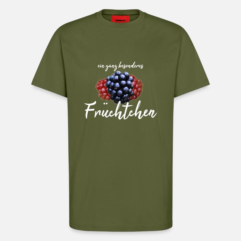 Früchtchen frech - T-Shirt - made by SPREAD - MOSS GREEN