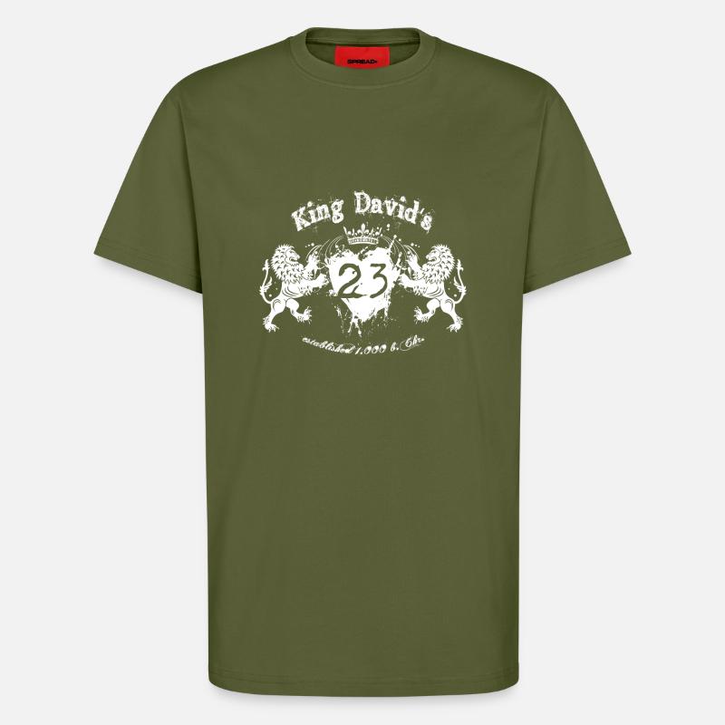 king d 23 - T-Shirt - made by SPREAD - MOSS GREEN