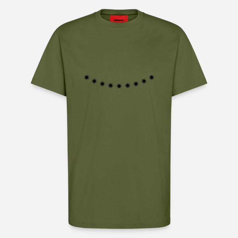 sterne - T-Shirt - made by SPREAD - MOSS GREEN
