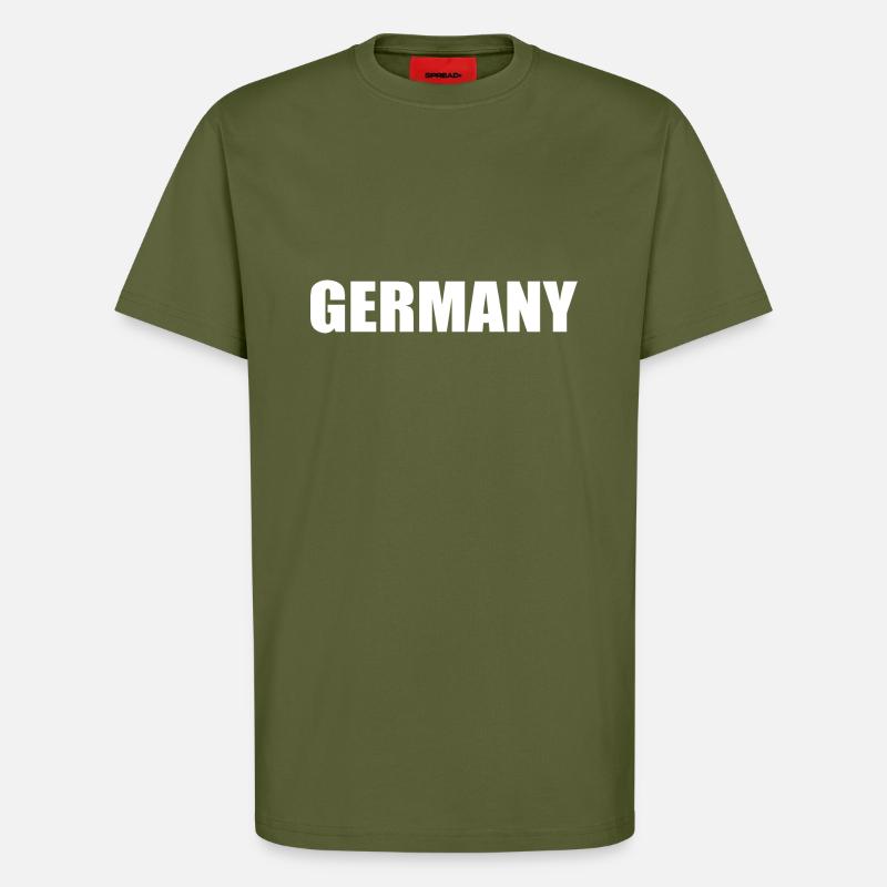Deutschland - T-Shirt - made by SPREAD - MOSS GREEN