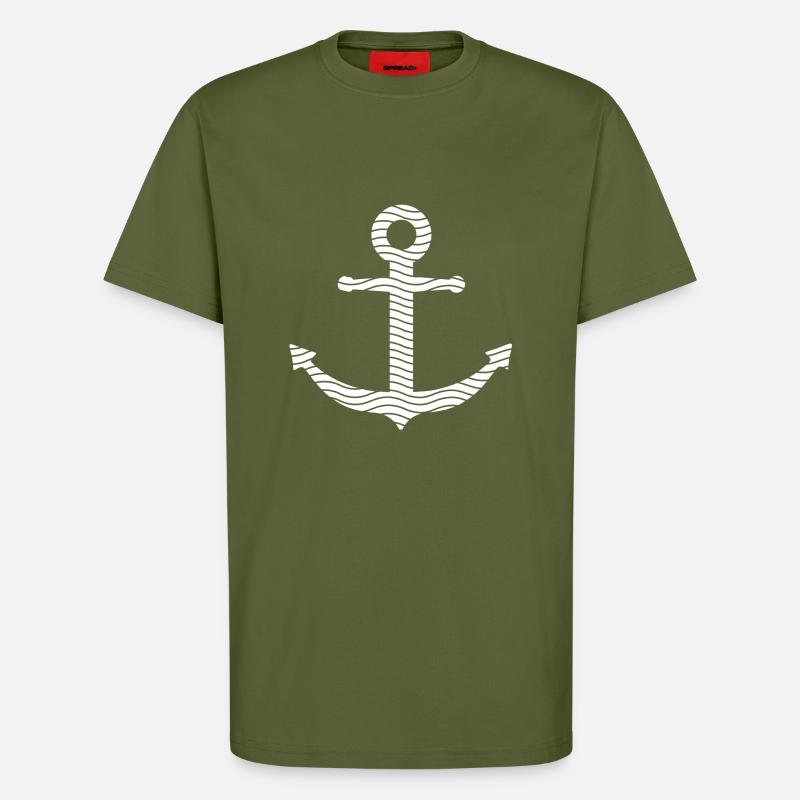 Anker - T-Shirt - made by SPREAD - MOSS GREEN