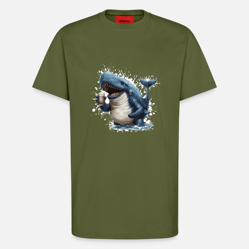 Wal Bier Lustig - T-Shirt - made by SPREAD - MOSS GREEN