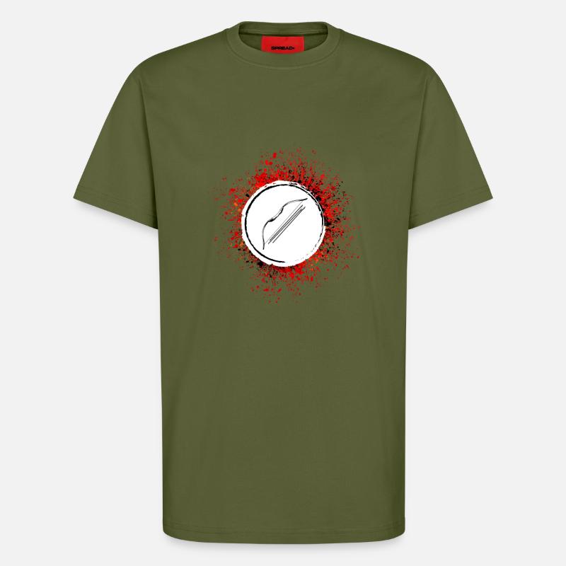 Pfeil und Bogen Sport - T-Shirt - made by SPREAD - MOSS GREEN