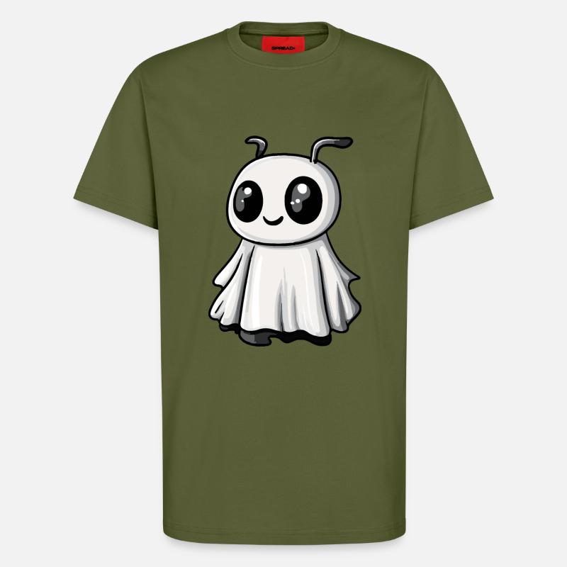 Ameise Halloween Comic Geist - T-Shirt - made by SPREAD - MOSS GREEN