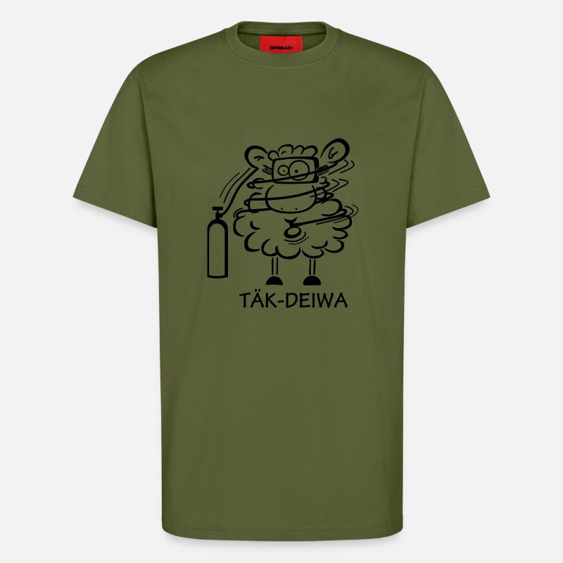 Tek-Diver - T-Shirt - made by SPREAD - MOSS GREEN