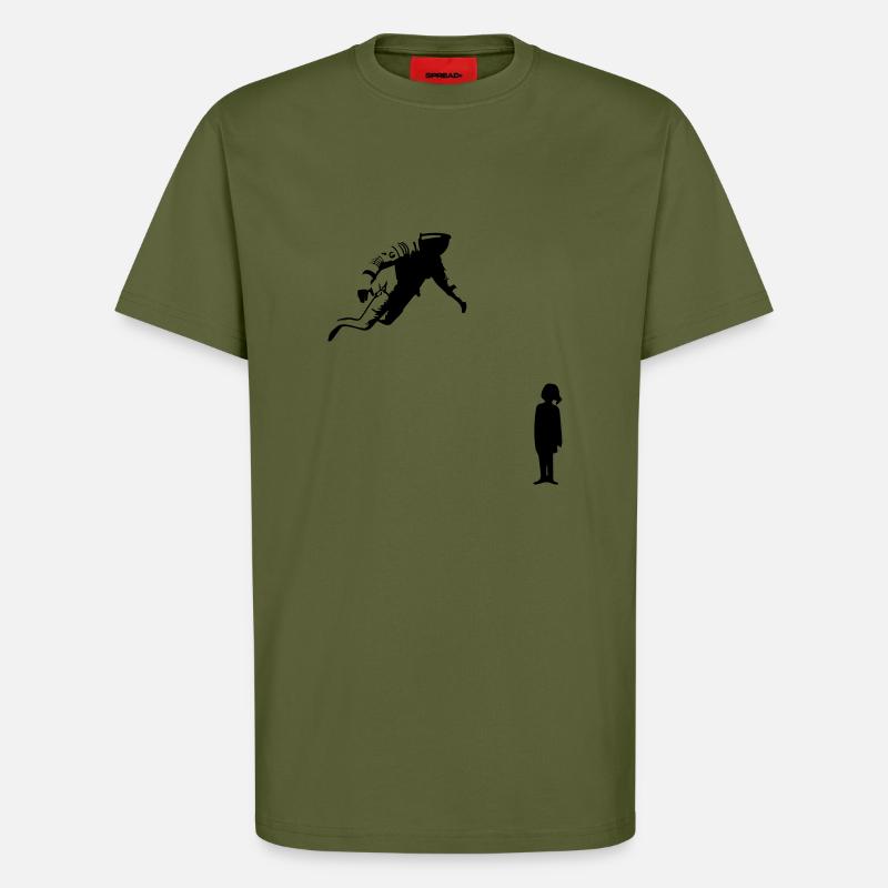 Interstellar_Murph_ - T-Shirt - made by SPREAD - MOSS GREEN