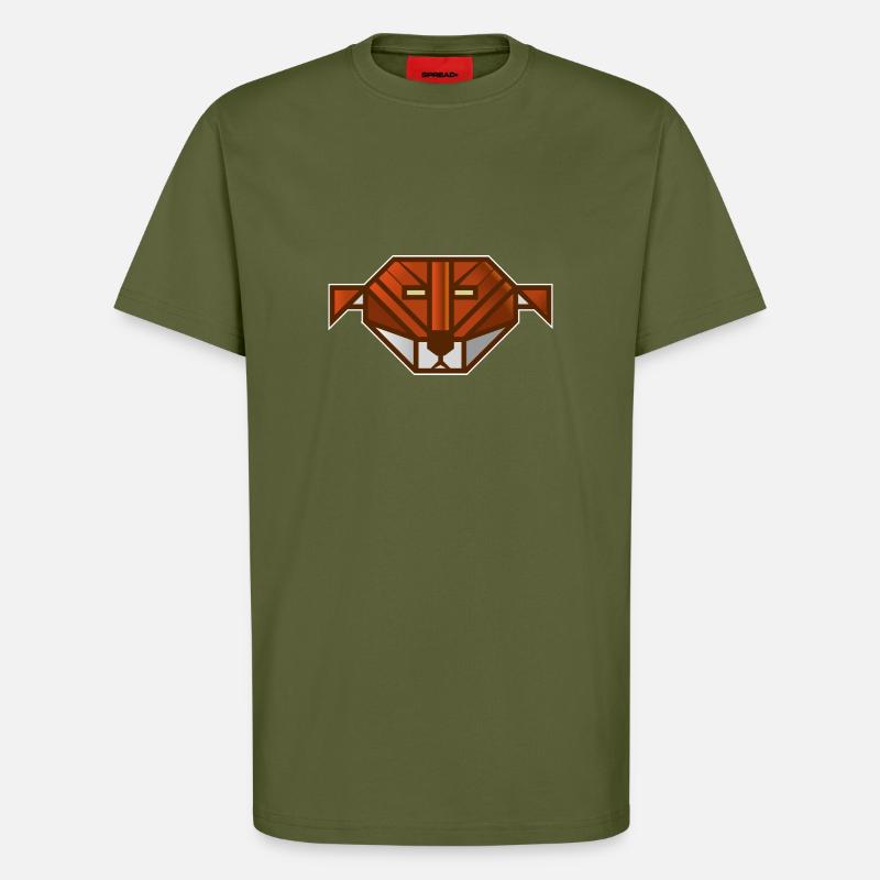 Robofox - T-Shirt - made by SPREAD - MOSS GREEN