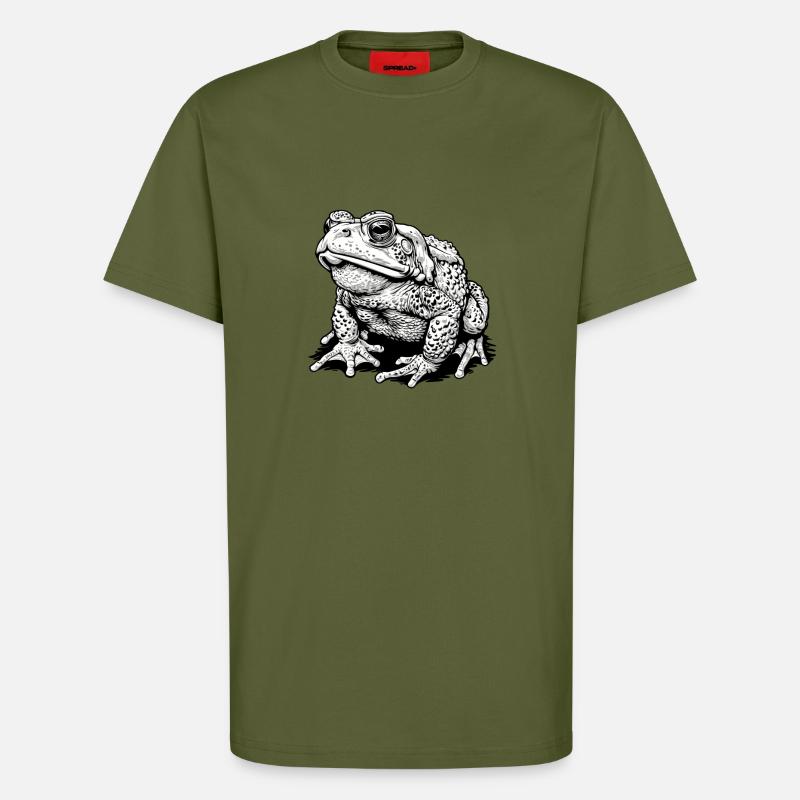 Toad Toads Toad - T-Shirt - made by SPREAD - MOSS GREEN