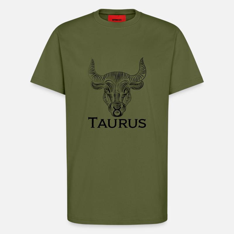 taurus1s Zeichenfläche 1 - T-Shirt - made by SPREAD - MOSS GREEN