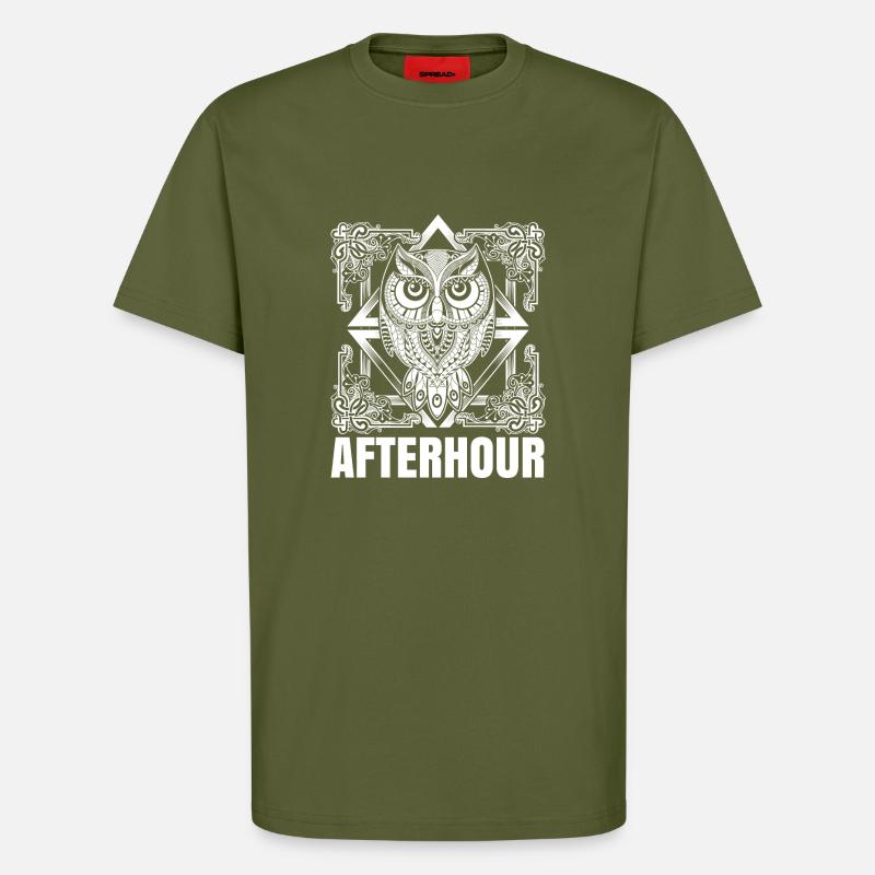 Afterhour - T-Shirt - made by SPREAD - MOSS GREEN