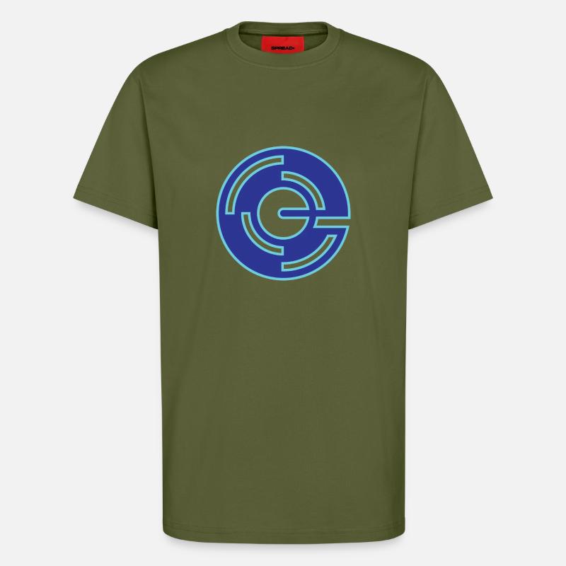 Power Button Technology - T-Shirt - made by SPREAD - MOSS GREEN