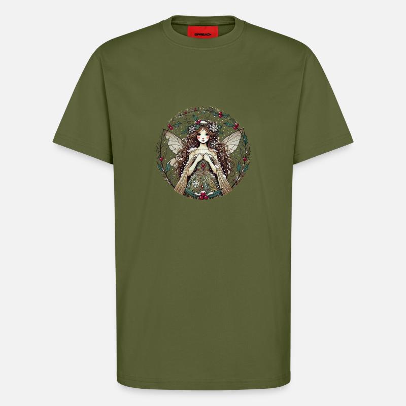 Weihnachtsfee - T-Shirt - made by SPREAD - MOSS GREEN