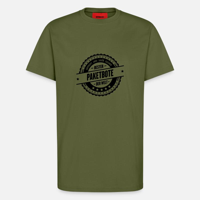 Bester Paketbote - T-Shirt - made by SPREAD - MOSS GREEN