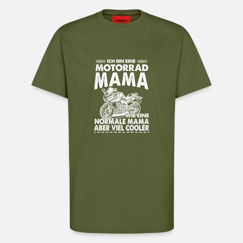 motorcycle 2 - T-Shirt - made by SPREAD - MOSS GREEN