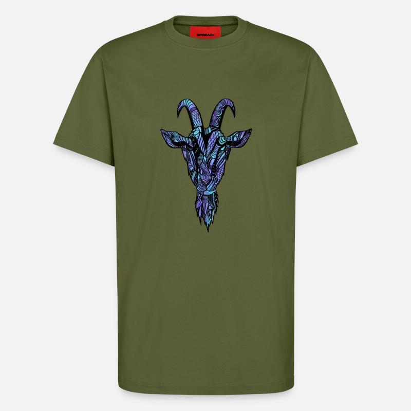 Ziege - T-Shirt - made by SPREAD - MOSS GREEN