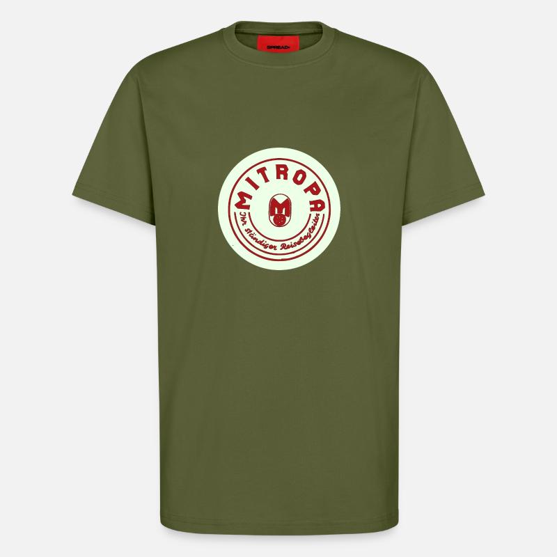 Mitropa - Ihr ständiger Reisebegleiter - T-Shirt - made by SPREAD - MOSS GREEN