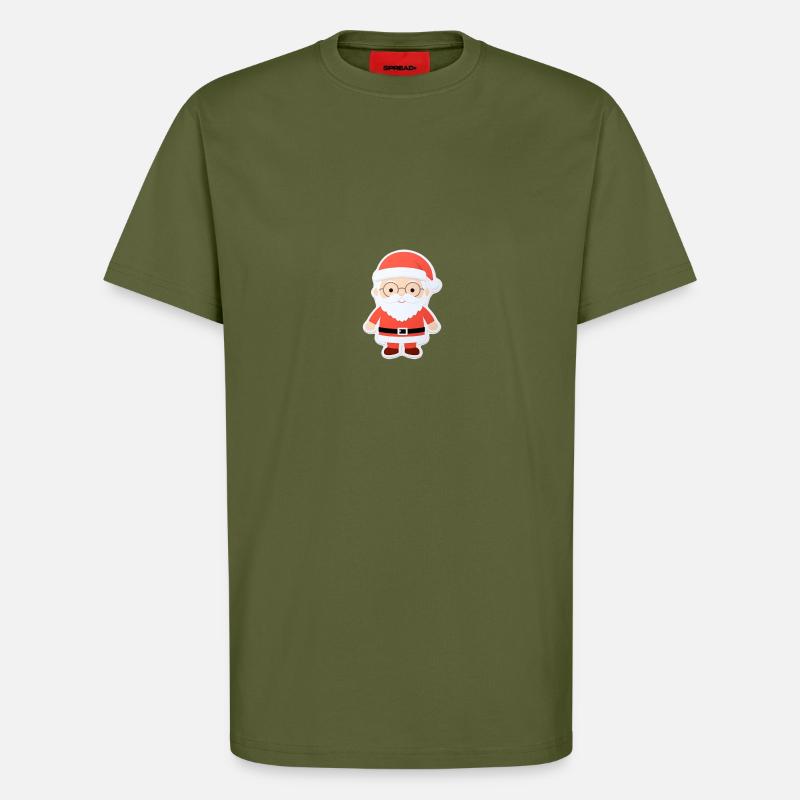 Weihnachtsmann - Illustration - T-Shirt - made by SPREAD - MOSS GREEN