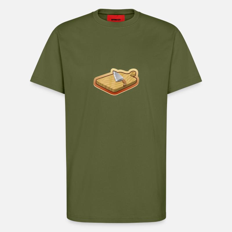 Schneidebrett - T-Shirt - made by SPREAD - MOSS GREEN